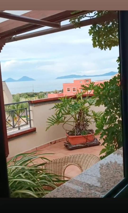 "Appartamento Del Mare Gliaca" Con Vista Isole Eolie,Ampia Terrazza,Wifi E Parcheggio Privato Gratuito Piraino Buitenkant foto